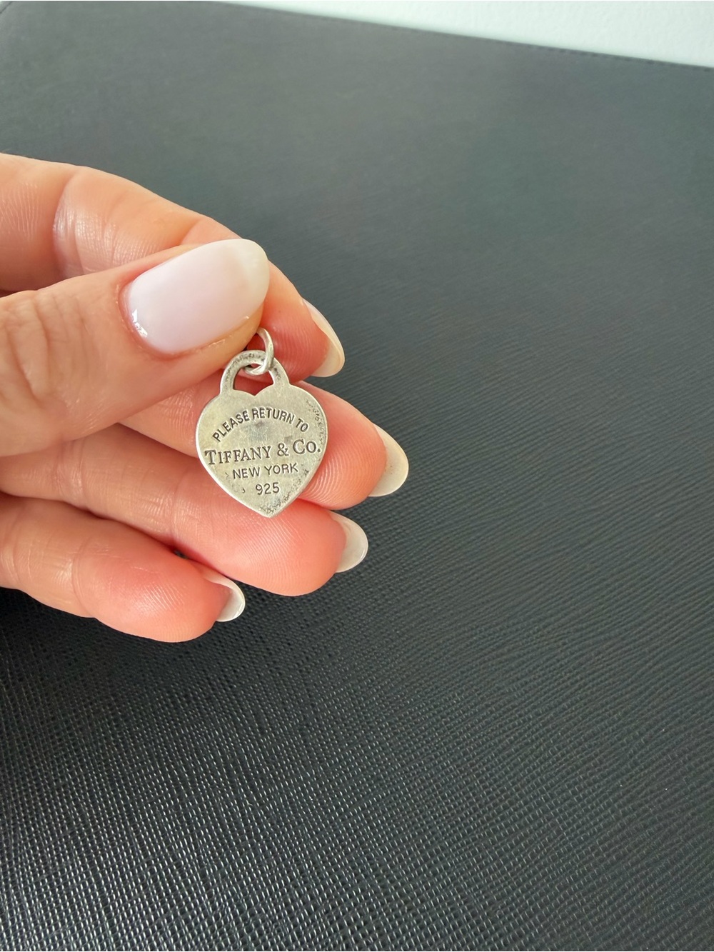Return To Tiffany Heart Tag Pendant - Silver